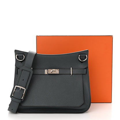 Hermes Taurillon Clemence Jypsiere 31 Bleu Ocean 11 of 11