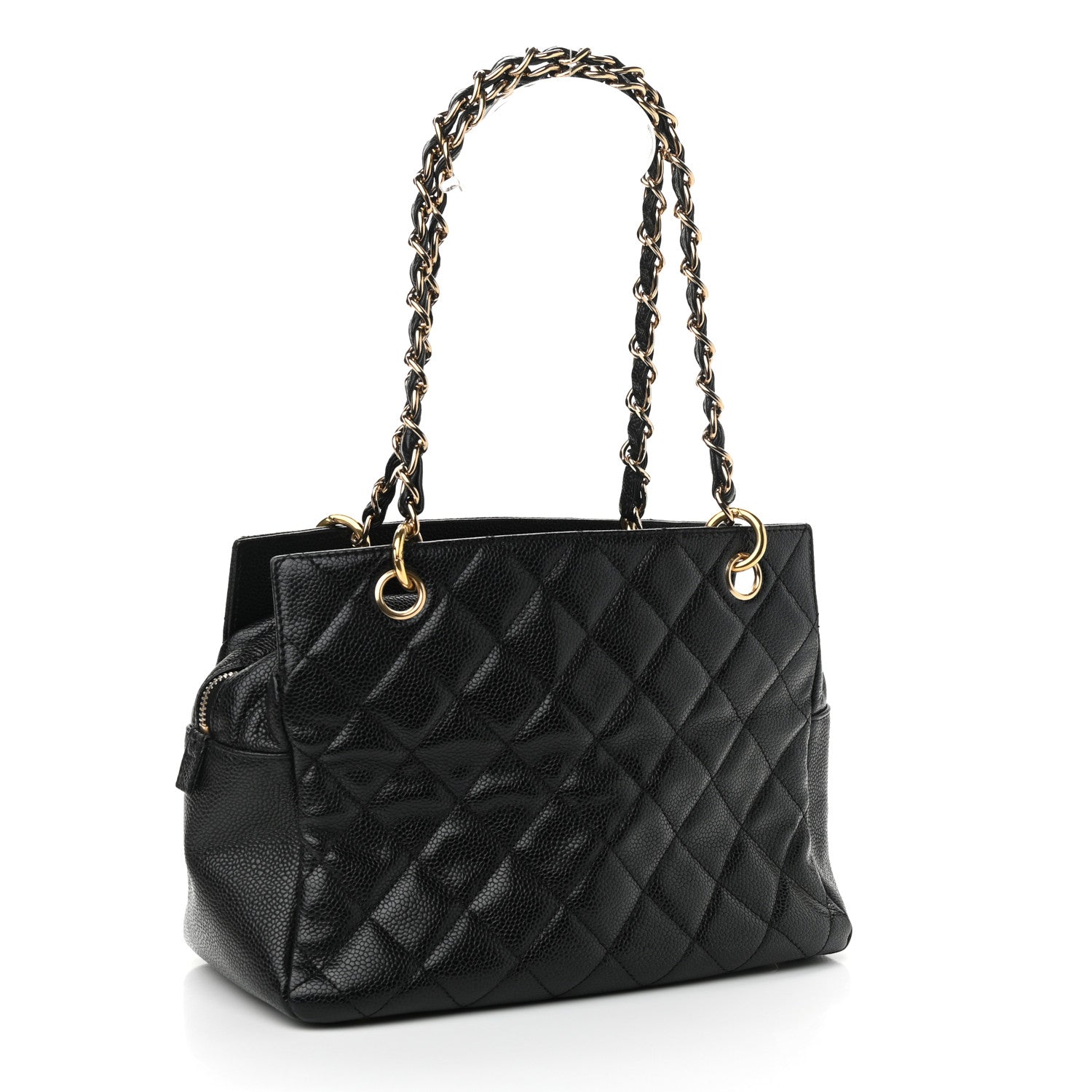 Chanel Caviar Quilted Petit Timeless Tote PTT Black 3 of 10