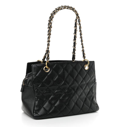 Chanel Caviar Quilted Petit Timeless Tote PTT Black 3 of 10