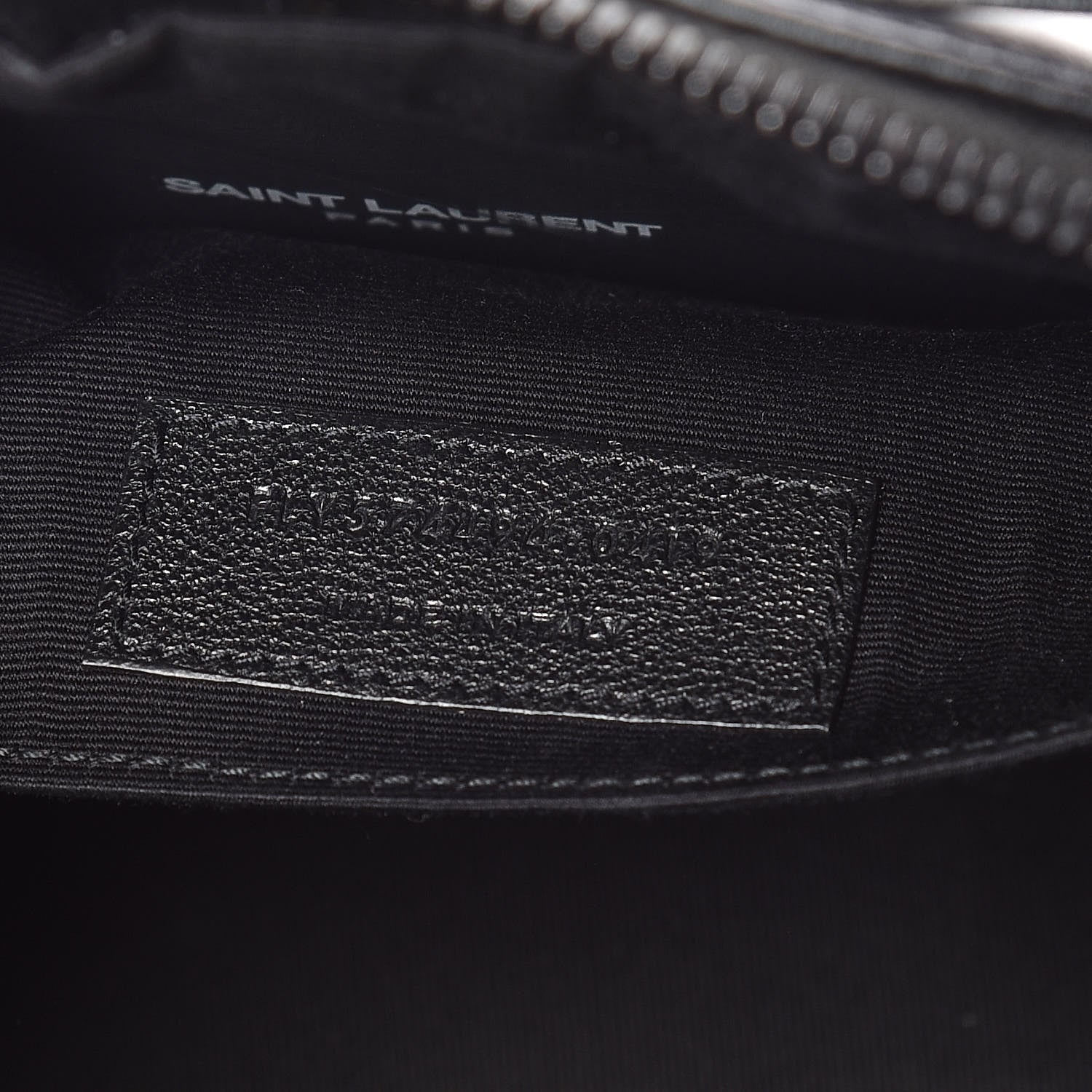 Saint Laurent Calfskin Matelasse Monogram Lou Camera Bag Black 7 of 11