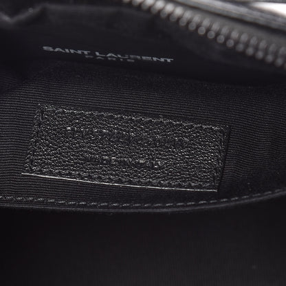 Saint Laurent Calfskin Matelasse Monogram Lou Camera Bag Black 7 of 11