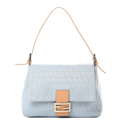 Fendi Zucchino Mama Baguette Blue 1 of 17
