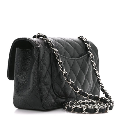 Chanel Caviar Quilted Mini Rectangular Flap Black 2 of 12