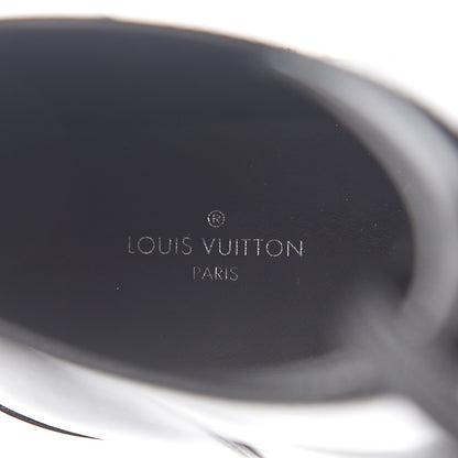 Louis Vuitton Calfskin LV Black Heart Flat Ranger Boots 37.5 Black 7 of 8