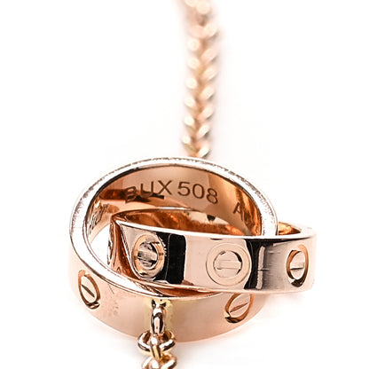 Cartier 18K Pink Gold Interlocking LOVE Bracelet 6 of 7