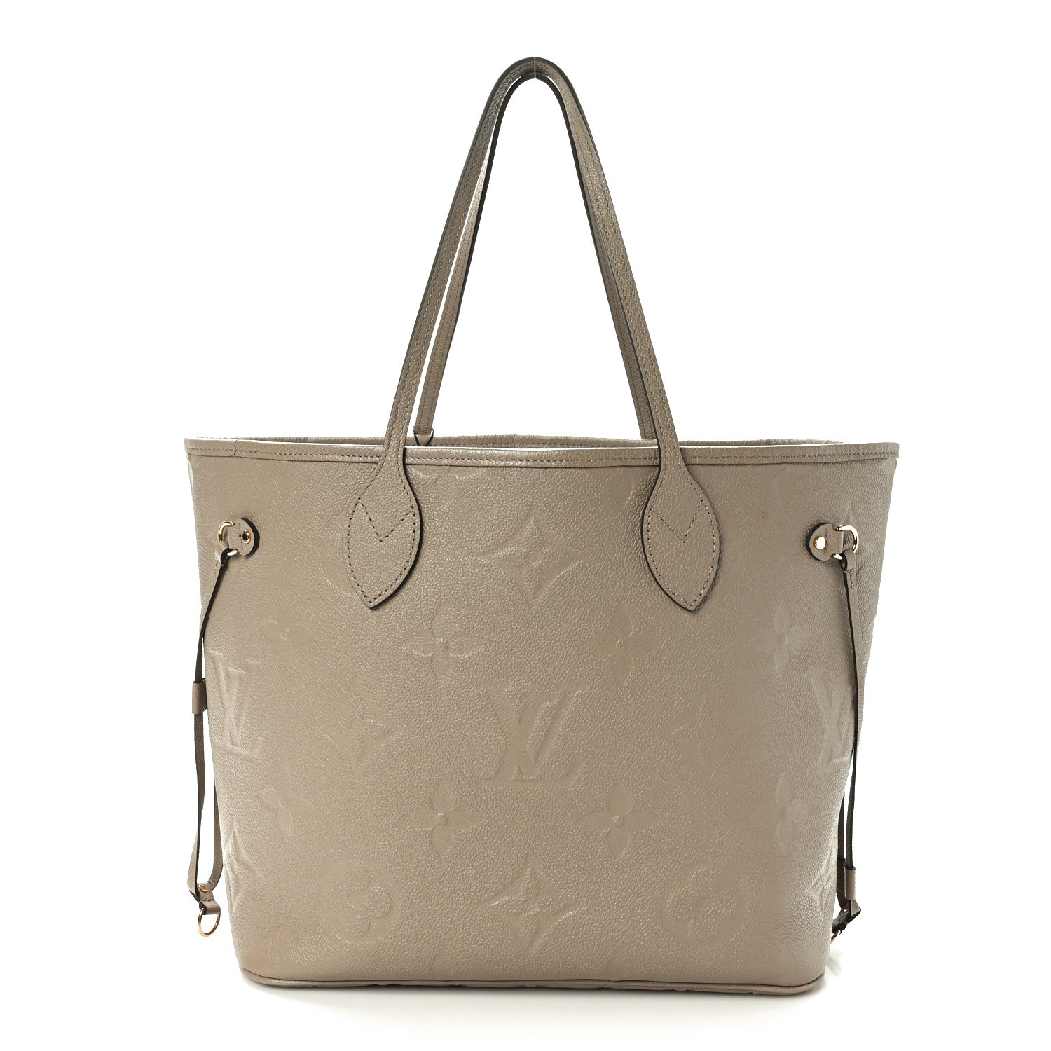 Louis Vuitton Empreinte Monogram Giant Neverfull MM Tourterelle 3 of 9