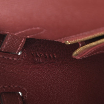 Hermes Epsom Kelly Sellier 25 Rouge H 7 of 11