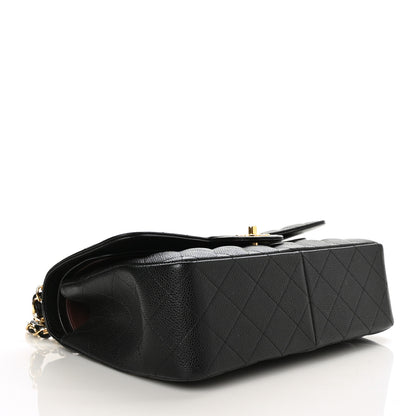 Chanel Caviar Quilted Jumbo Double Flap Black 4 of 11