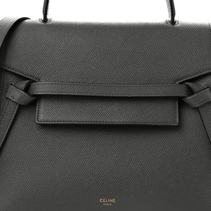 Celine Grained Calfskin Micro Belt Bag Grey 9 of 13