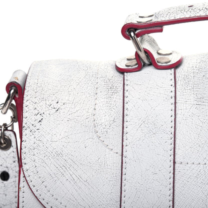 Proenza Schouler Crackle Calfskin PS1 Medium Satchel White 21 of 24