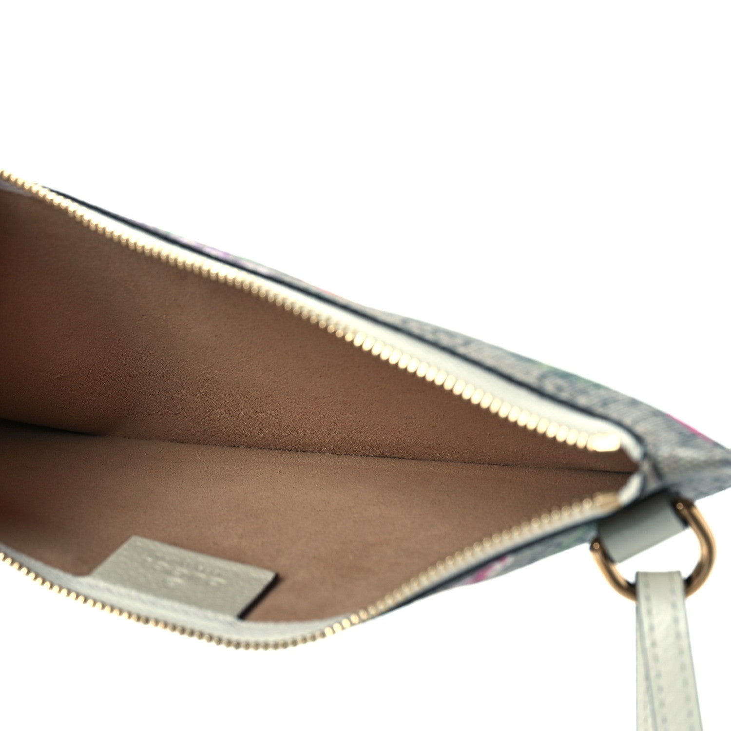 Gucci GG Supreme Monogram Flora Ophidia Pouch White 4 of 9