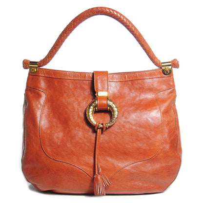 Jimmy Choo Leather Ruby Hobo Bag Cognac 1 of 8