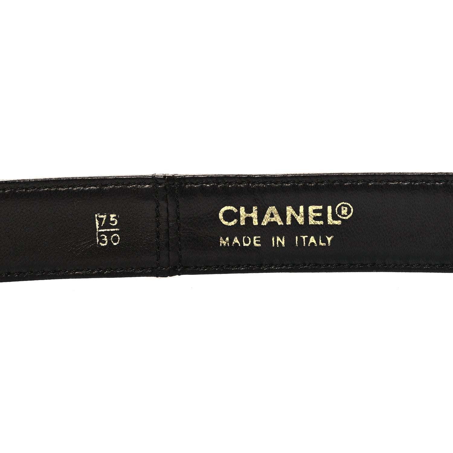 Chanel Calfskin CC Turnlock Belt 75 30 Black 5 of 5