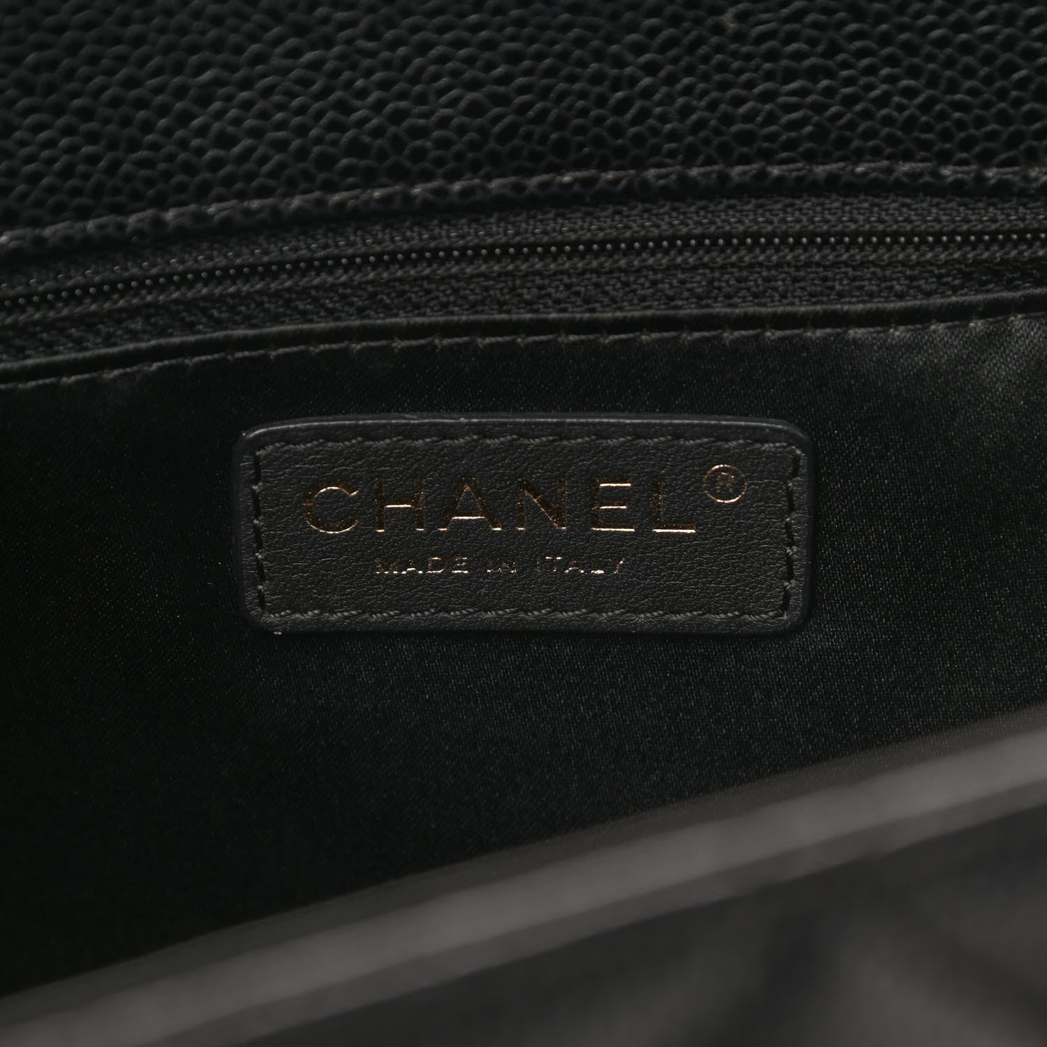 Chanel Caviar Quilted Grand Shopping Tote GST Black 6 of 9