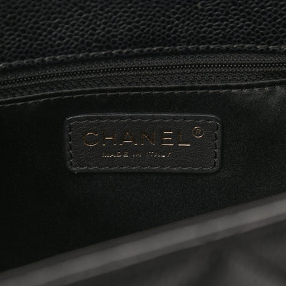 Chanel Caviar Quilted Grand Shopping Tote GST Black 6 of 9