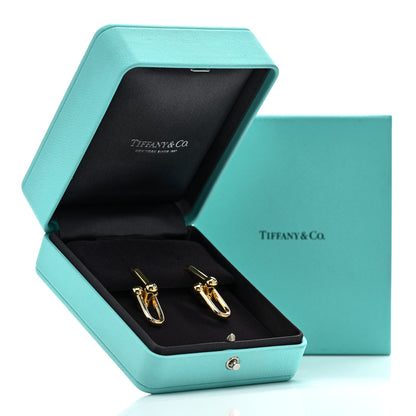 Tiffany 18K Yellow Gold Large HardWear Link Earrings 5 of 5