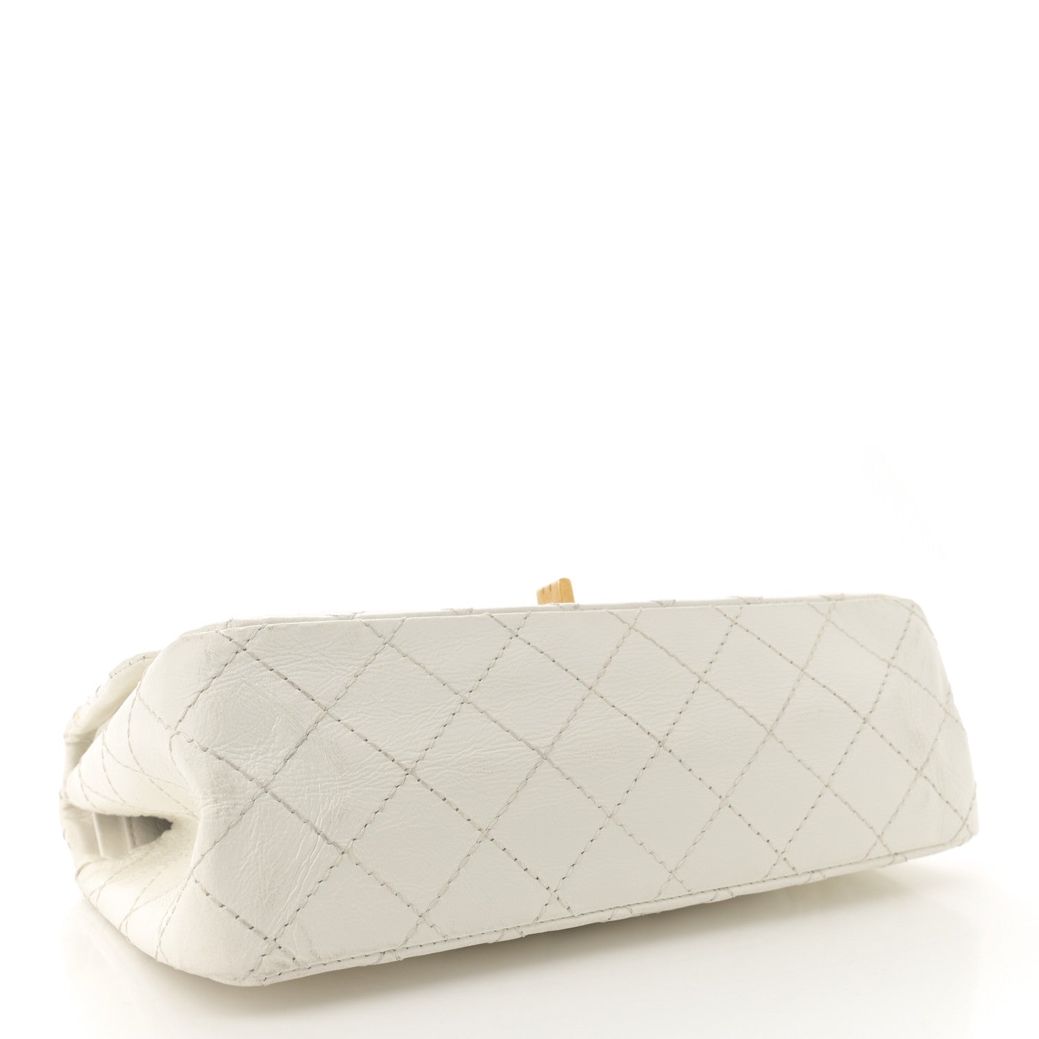 Chanel Aged Calfskin Quilted 2.55 Reissue 225 Flap White 4 of 15