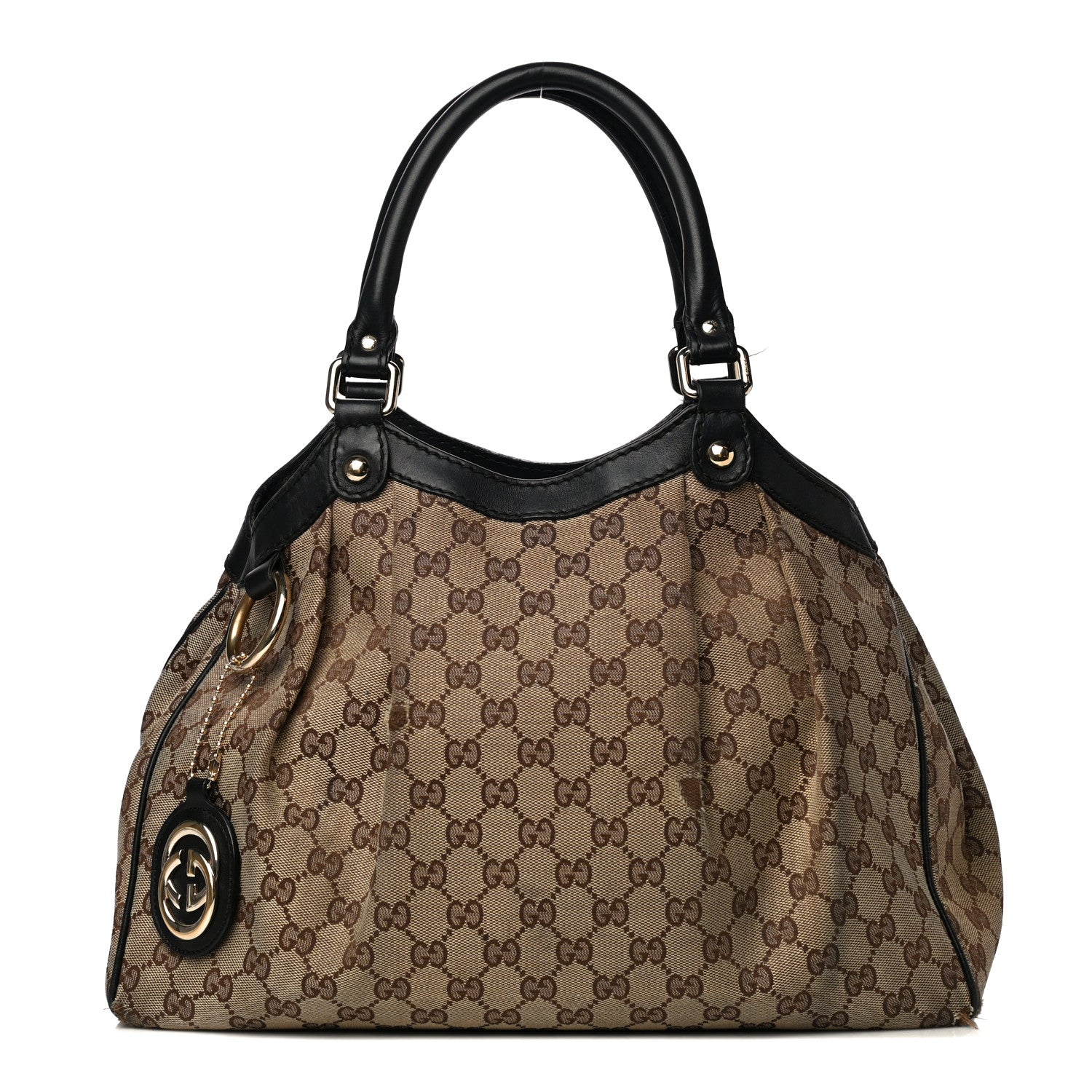 Gucci Monogram Medium Sukey Tote Beige Ebony Black 1 of 26