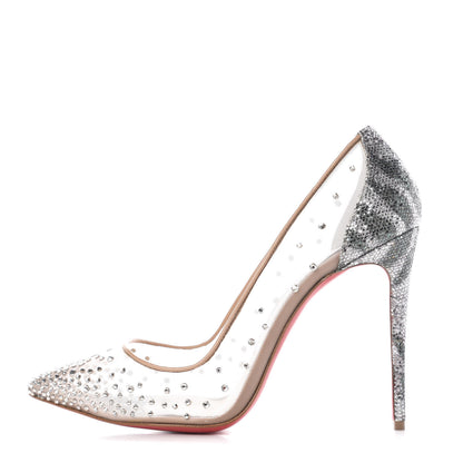 Christian Louboutin Crystal Strass Follies 100 Pumps 39 Crystal 1 of 7