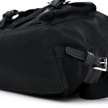 Prada Nylon Vela Mini Crossbody Backpack Black 9 of 9