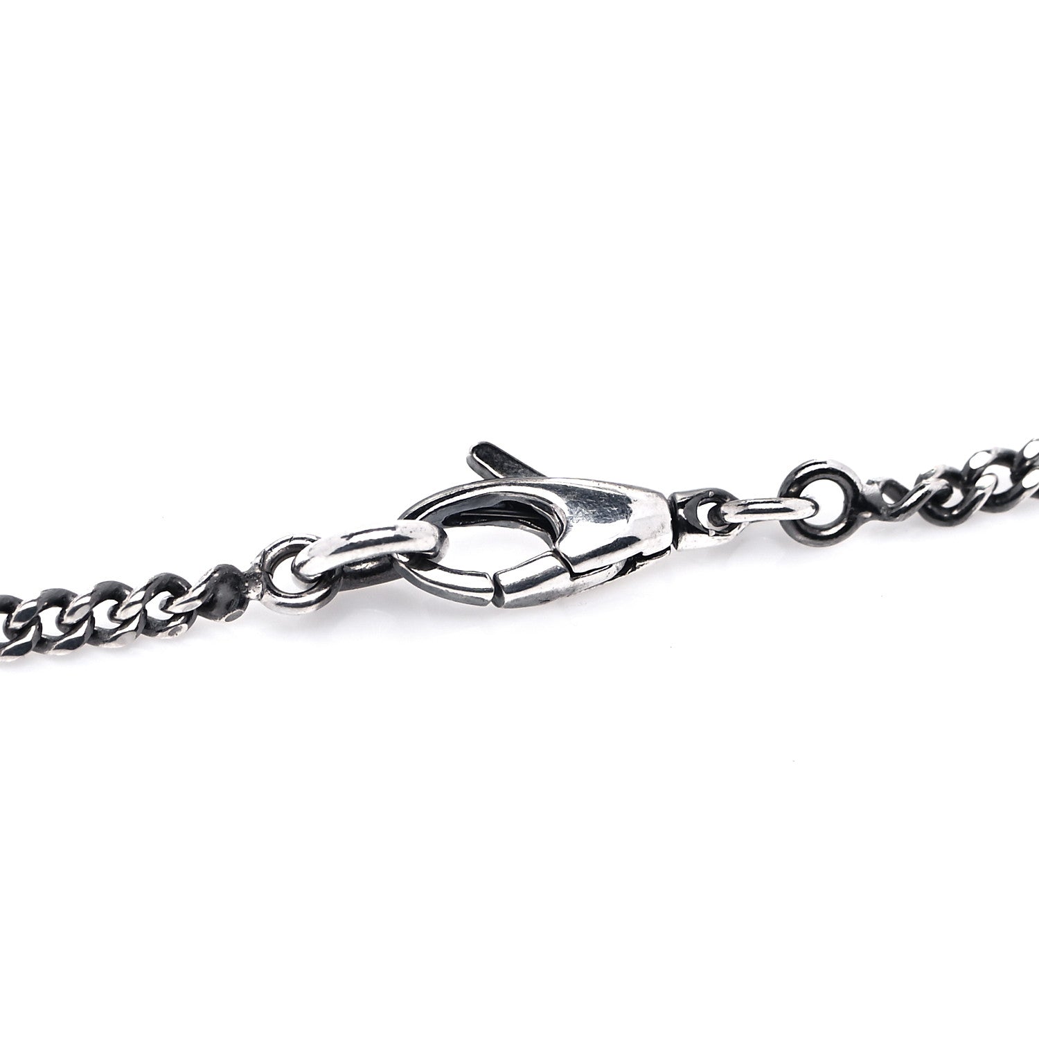 Gucci Sterling Silver Feline Tassle Necklace 4 of 5