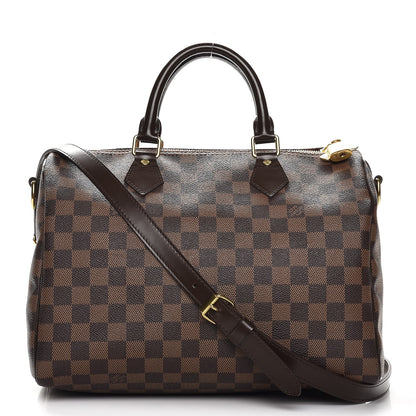 Louis Vuitton Damier Ebene Speedy Bandouliere 30 1 of 10