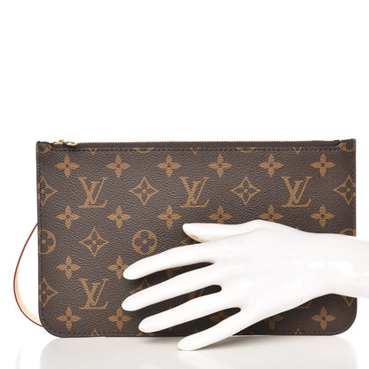 Louis Vuitton Monogram Neverfull MM GM Pochette 3 of 21