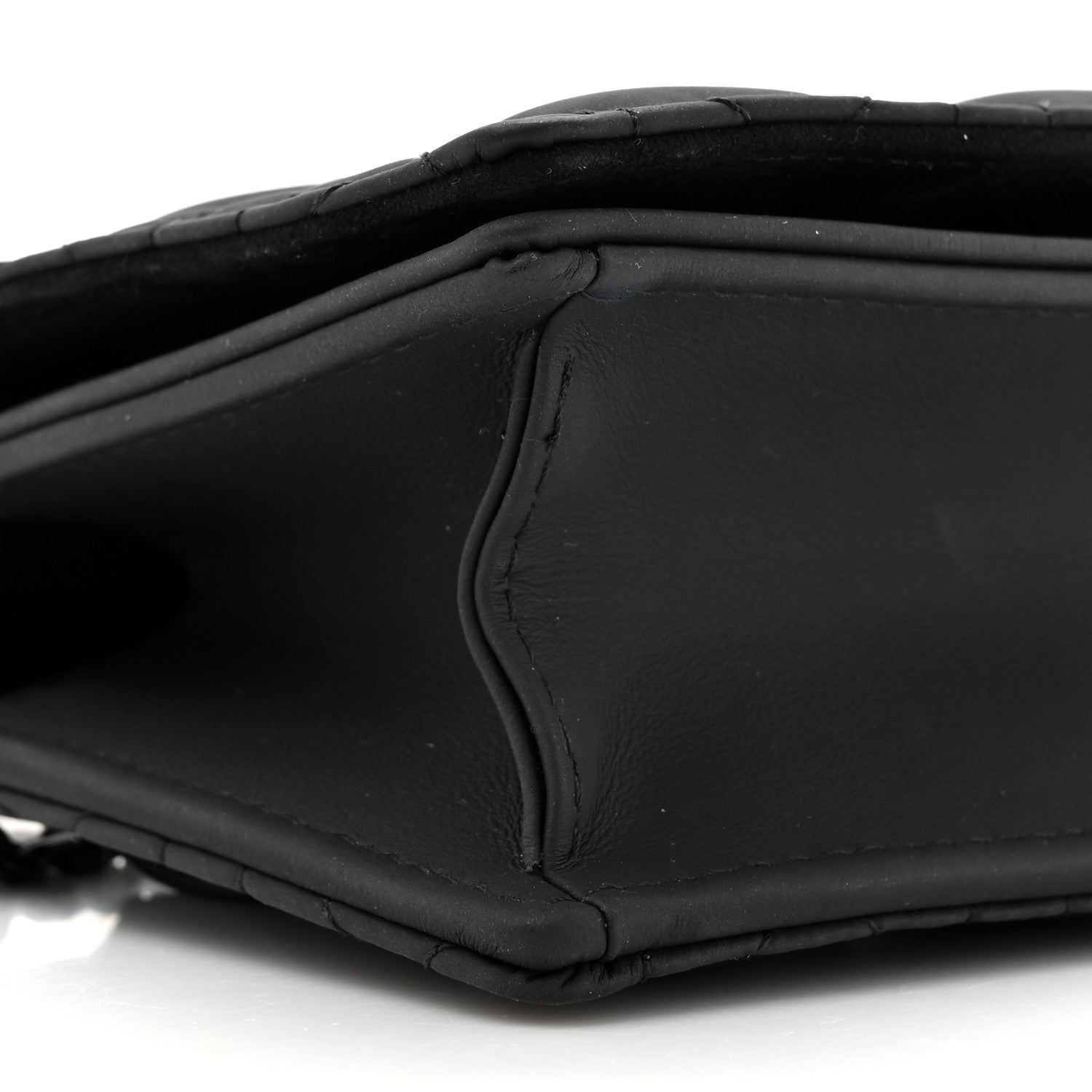 Christian Dior Ultra Matte Calfskin Cannage Mini Waist Pouch on Chain Black 9 of 11