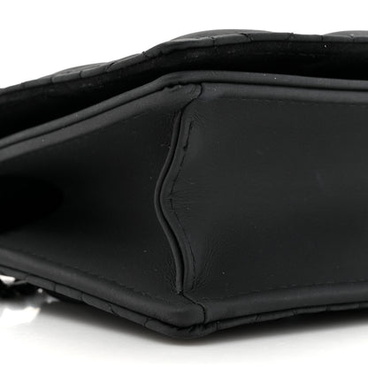 Christian Dior Ultra Matte Calfskin Cannage Mini Waist Pouch on Chain Black 9 of 11