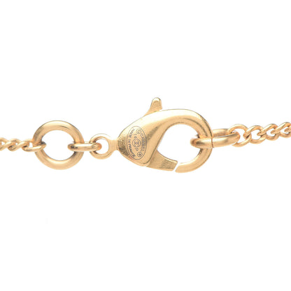 Chanel CC Necklace Matte Gold 4 of 4