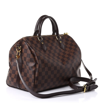 Louis Vuitton Damier Ebene Speedy Bandouliere 30 3 of 10
