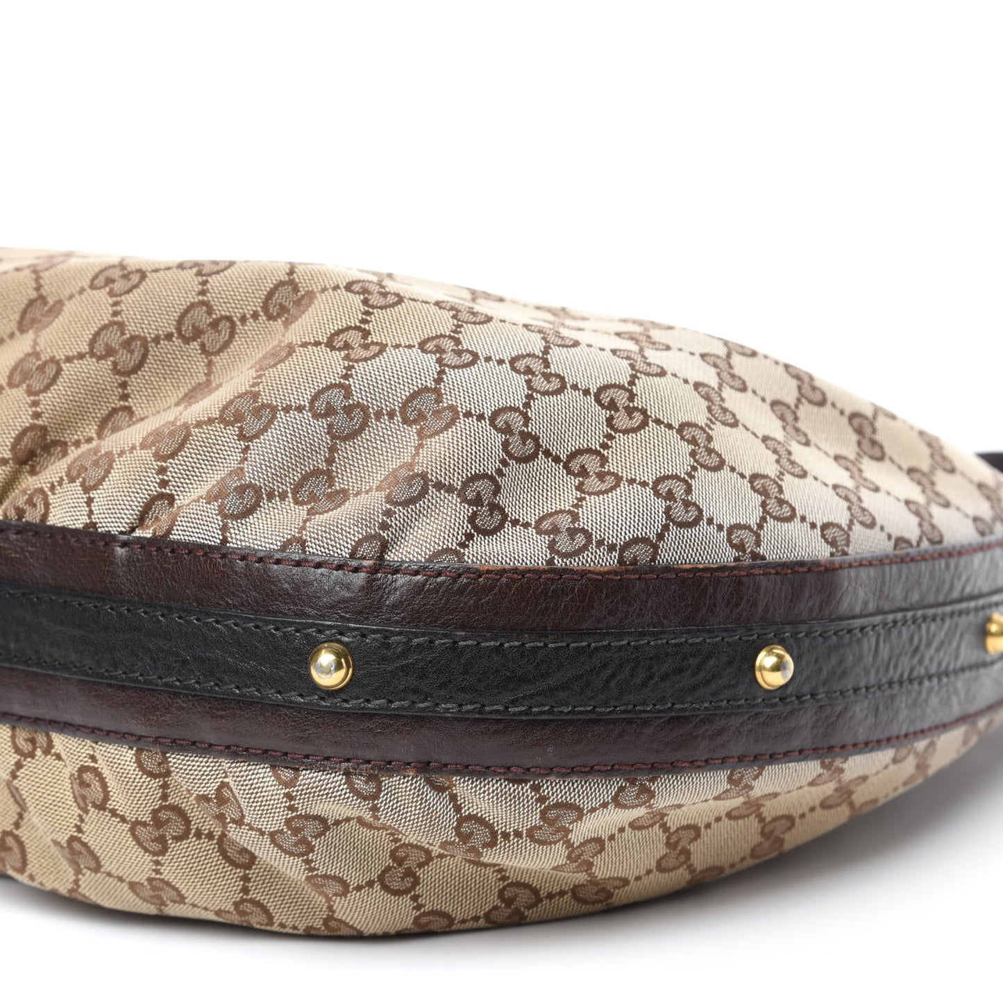 Monogram Medium Interlocking Hobo Dark Brown