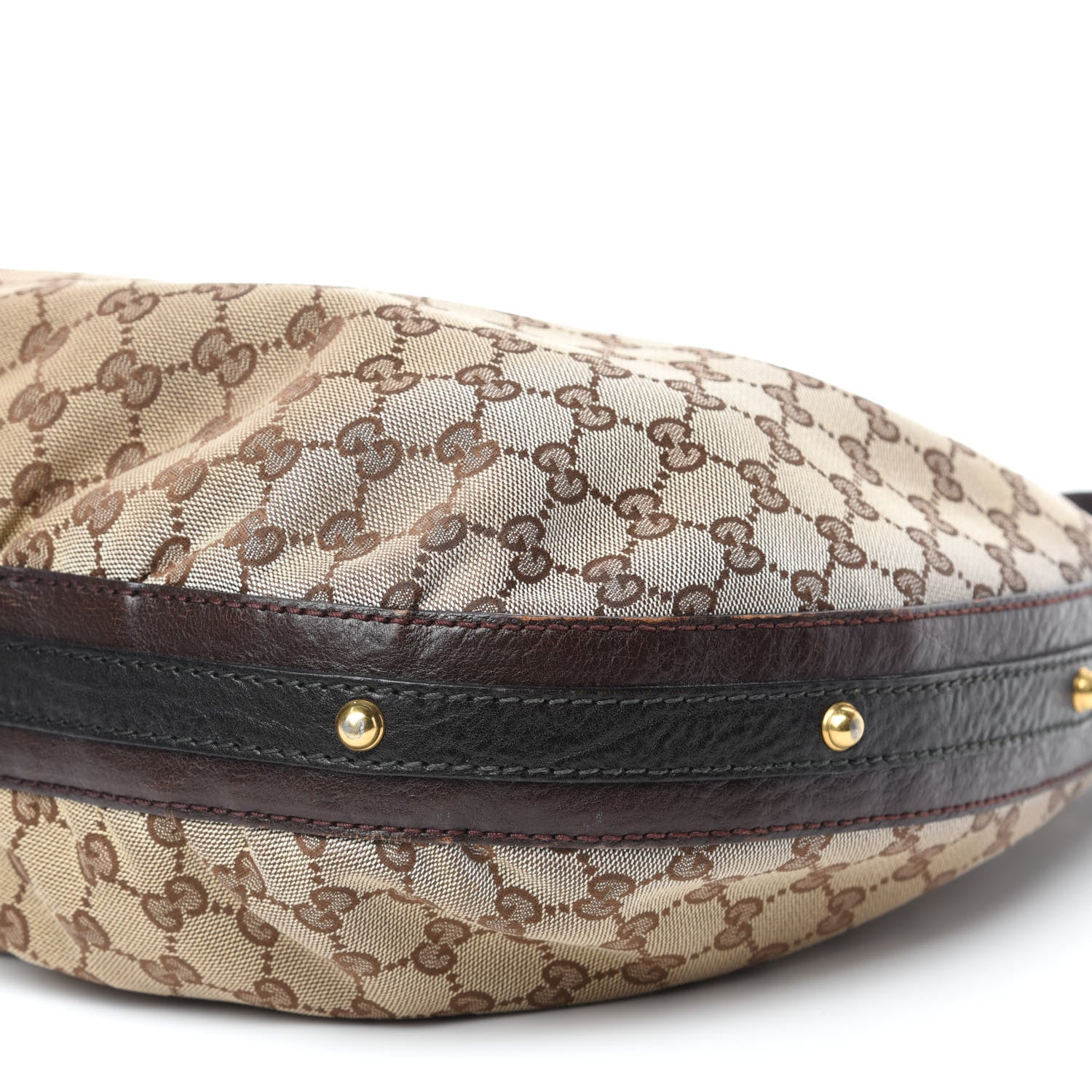 Gucci Monogram Medium Interlocking Hobo Dark Brown 7 of 10