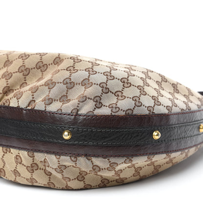 Gucci Monogram Medium Interlocking Hobo Dark Brown 7 of 10