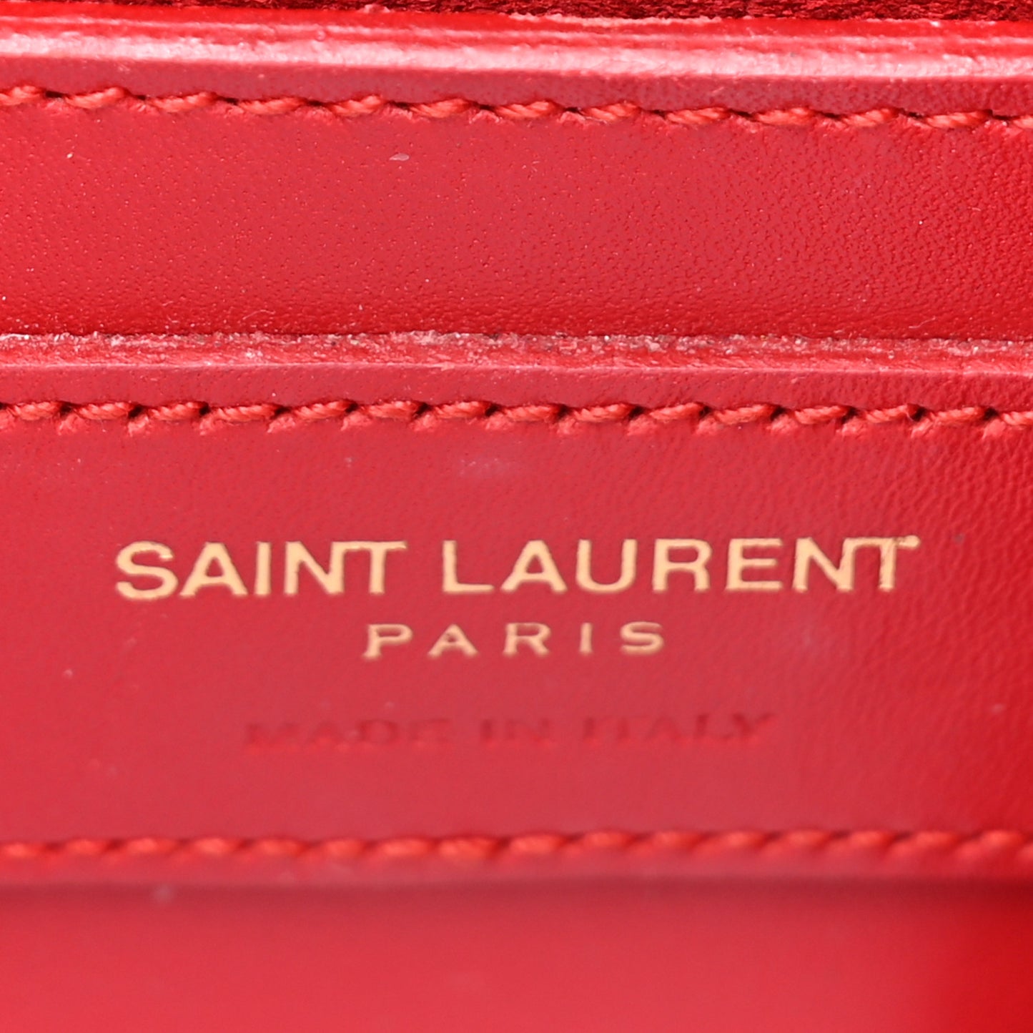 Calfskin Small Classic Monogram Kate Tassel Satchel Red