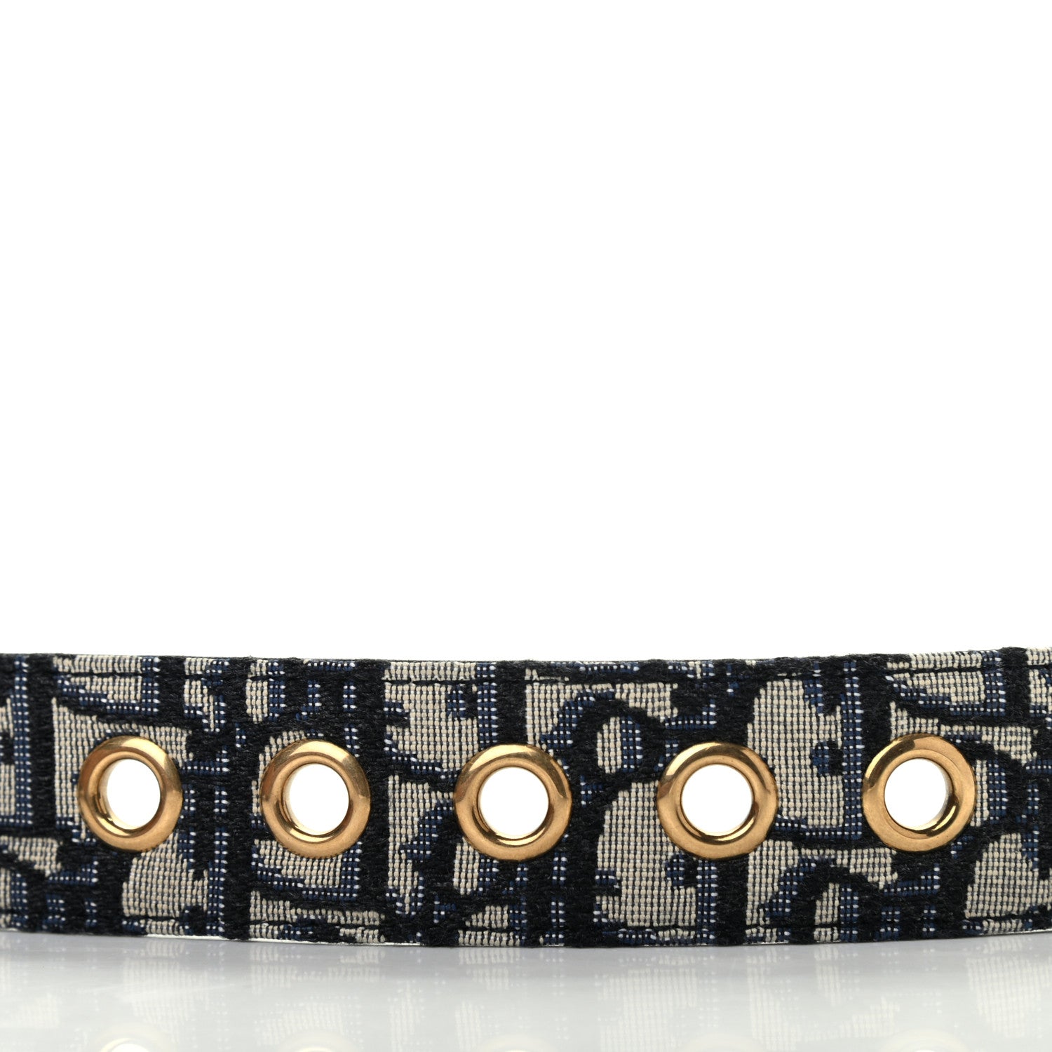 Christian Dior Oblique Diorquake Belt 95 Blue Multi 3 of 6