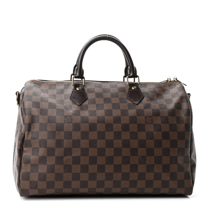 Louis Vuitton Damier Ebene Speedy Bandouliere 35 1 of 20