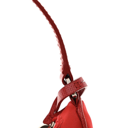 Prada Re-Nylon Saffiano Mini Re-Edition 2005 Bag Rosso 12 of 13