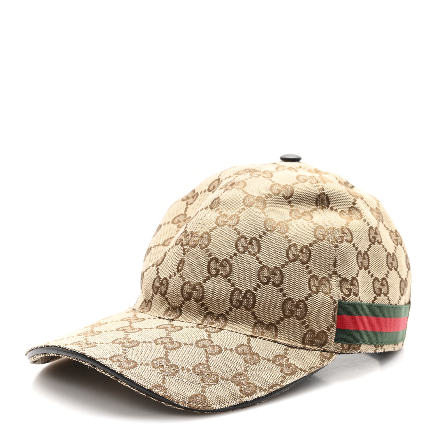 Gucci Monogram Web Baseball Hat S Beige Cocoa 1 of 9