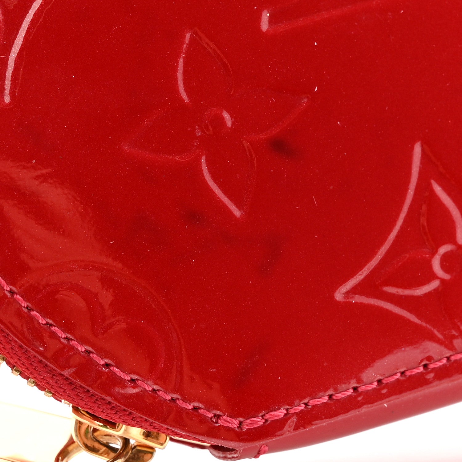 Louis Vuitton Vernis Chapeau Coin Purse Pomme D'Amour 14 of 15