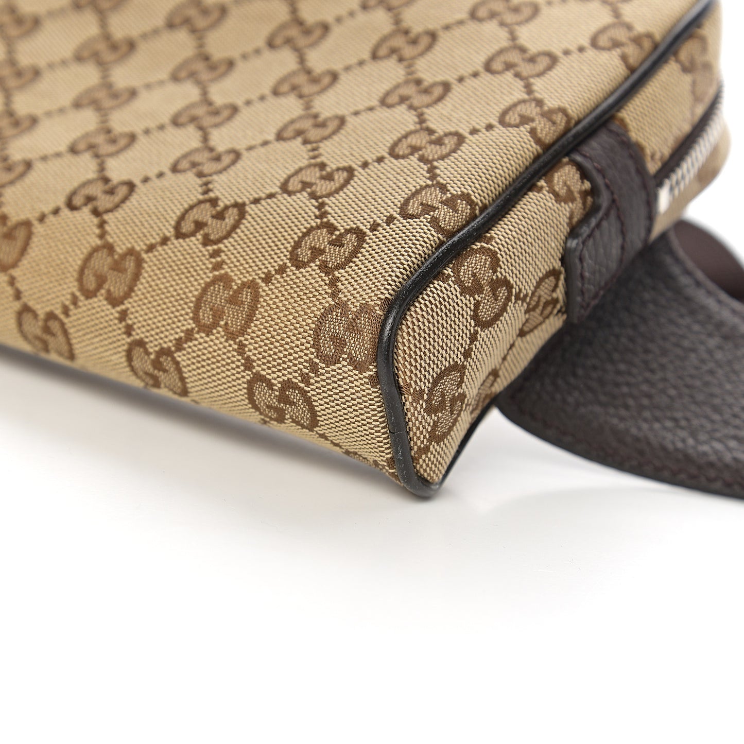 Monogram Belt Bag Dark Brown