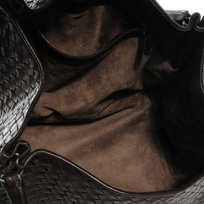 Bottega Veneta Nappa Intrecciato Parachute Bag Ebano 7 of 10