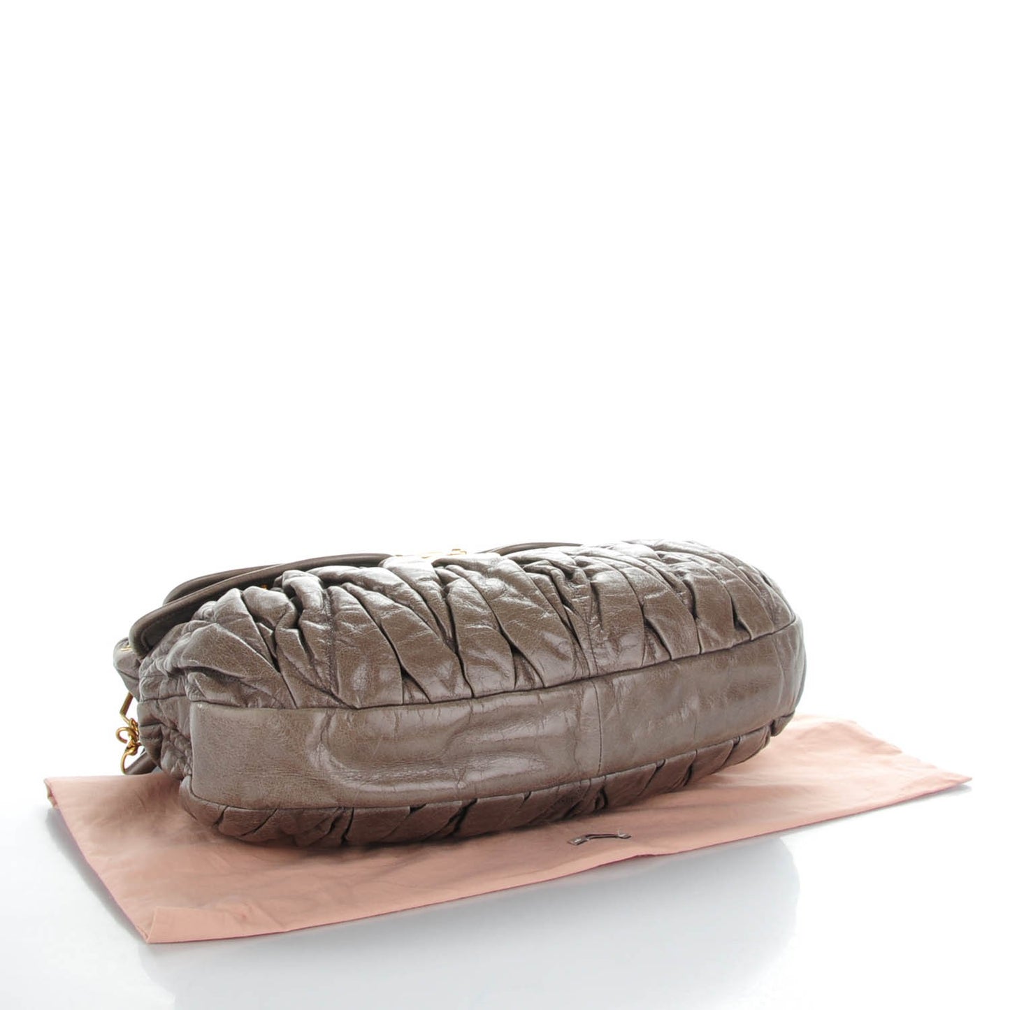 Nappa Matelasse Coffer Hobo Fumo