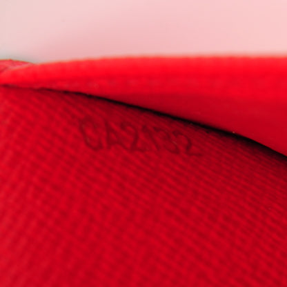 Louis Vuitton Monogram Kusama Town Small Ring Agenda Cover Red 7 of 8