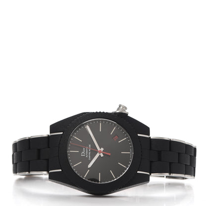 Christian Dior Stainless Steel Rubber 39mm Chiffre Rouge Automatic Watch Black 2 of 6