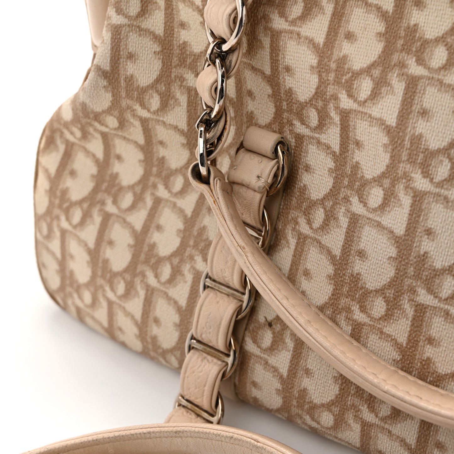 Monogram Trotter Romantique Zipped Tote Beige