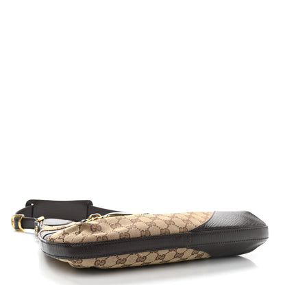 Gucci Monogram Hasler Hobo Dark Brown 4 of 13