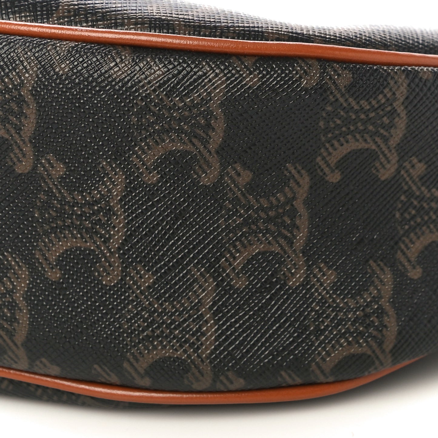 Triomphe Canvas Calfskin Ava Shoulder Bag Tan