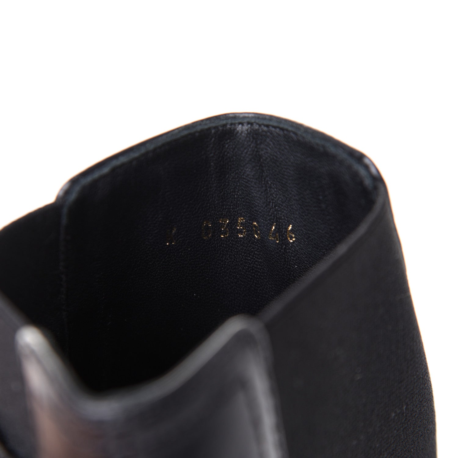 Chanel Calfskin Patent Cork Cap Toe Short Boots 40.5 Black 10 of 11