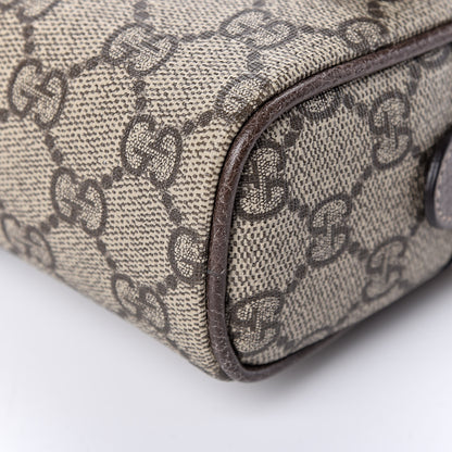 Gucci GG Supreme Monogram Web Small Ophidia Belt Bag 85 34 Dark Brown 11 of 11